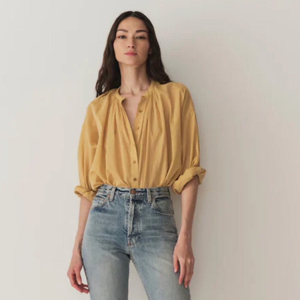 Sold out! DOEN Jane Blouse XS NWT in Palomino